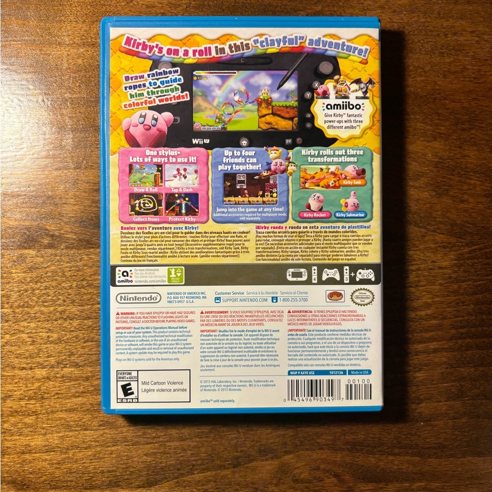 Nintendo Wii U Kirby and the Rainbow Curse - VIDEOGAME - Picture 2 of 3